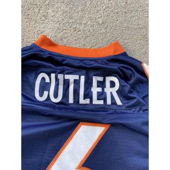 Denver Broncos Jersey Mens 2XL Blue Orange NFL Football Jay Cutler Reebok #6 +2L - Picture 9 of 9